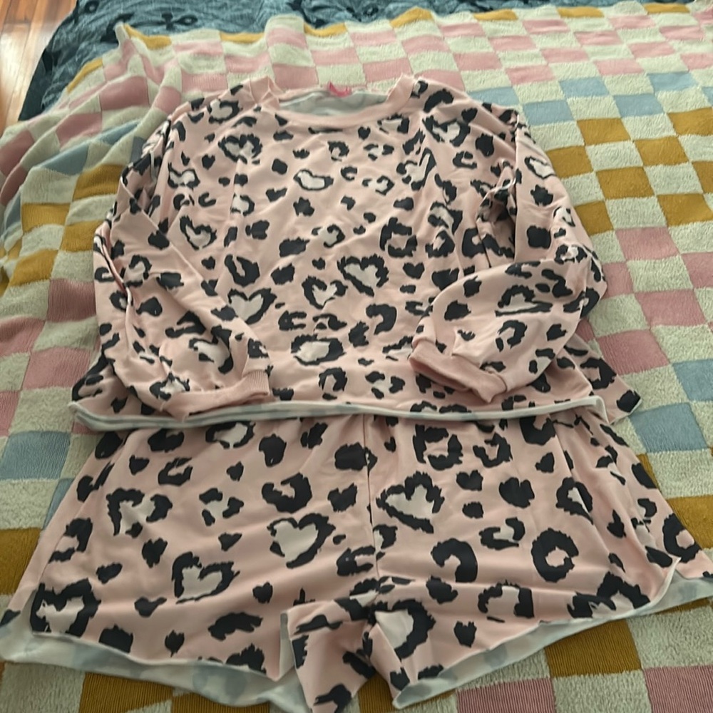 Pink Lily pajama/lounge set.